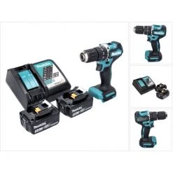 Makita DHP 487 RF Perceuse-visseuse à Percussion Sans Fil 18 V 40 Nm Brushless + 2x Batteries 3,0 Ah + Chargeur -Perceuse Soldes 2022 62946167 5
