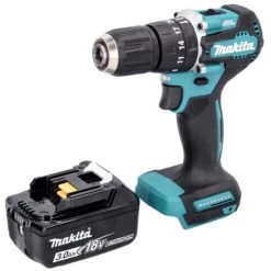Makita DHP 487 F1 Perceuse-visseuse à Percussion Sans Fil 18 V 40 Nm Brushless + 1x Batterie 3,0 Ah - Sans Chargeur -Perceuse Soldes 2022 62948335 5