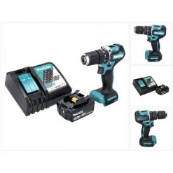 Makita DHP 487 RF1 Perceuse-visseuse à Percussion Sans Fil 18 V 40 Nm Brushless + 1x Batterie 3,0 Ah + Chargeur -Perceuse Soldes 2022 63373241 4