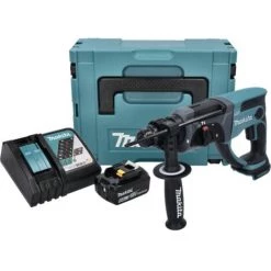 Makita DHR 202 RG1J Perforateur Sans Fil 18 V 2,0 J SDS Plus + 1x Batterie 6,0 Ah + Chargeur + Makpac -Perceuse Soldes 2022 63725195 5