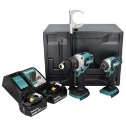 Makita DLX 2176 TX Visseuse à Chocs 18 V + DHP 481 115 Nm Perceuse à Percussion Brushless + DTD 152 165 Nm + 2x Batteries 5.0 Ah + Chargeur + Makbox -Perceuse Soldes 2022 63725206 5