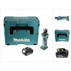Makita DCO 180 G1J Affleureuse Pour Plaque De Plâtre Sans Fil 18 V, 30.000 U/min + 1x Batterie 6,0 Ah + Coffret Makpac - Sans Chargeur -Perceuse Soldes 2022 63725225 5