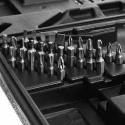 Tournevis électrique Perceuse Visseuse Rechargeable Foret 220V PRISE EU,45PCS FUIENKO -Perceuse Soldes 2022 63778067 4