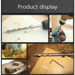 LYCXAMES HSS 9.5mm 3/8 " High Speed Perceuse Foret Aléseur Kits Avec Collier D’Arrêt Tige Hexagonale Pour Carpenter Manuel Hole Pocket -Perceuse Soldes 2022 63813937 4
