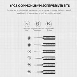 JAKEMY JM-Y05 Tournevis USB Mini Tournevis Électrique Haute Précision Avec 6pcs S2 Bits Cross Torx Standoff Tri-wing Pentagon Bits - Le Noir - Le Noir 11 JAKEMY JM-Y05 Tournevis USB Mini Tournevis Électrique Haute Précision Avec 6pcs S2 Bits Cross Torx Standoff Tri-wing Pentagon Bits - Le Noir - Le Noir -Perceuse Soldes 2022 63927898 5