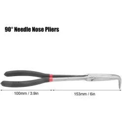 LTS FAFA 11in 280mm Longue Pince à Bec Aiguille Extra Longue Pince à Bec Aiguille 90 Outil En Acier Haute Température Pince De Trempe Outils à Main -Perceuse Soldes 2022 64033850 2