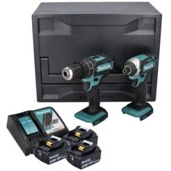 Makita DLX 2131 XX1 Kit 18 V Mit DHP 482 Perceuse à Percussion 62 Nm + DTD 152 Visseuse à Chocs 165 Nm + 3x Batteries 3,0 Ah + Chargeur + MakBox 10 Makita DLX 2131 XX1 Kit 18 V Mit DHP 482 Perceuse à Percussion 62 Nm + DTD 152 Visseuse à Chocs 165 Nm + 3x Batteries 3,0 Ah + Chargeur + MakBox -Perceuse Soldes 2022 64087358 4