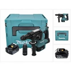 Makita DHR 243 F1J Perforateur Sans Fil 18 V 2,0 J SDS Plus Brushless + 1x Batterie 3,0 Ah + Makpac - Sans Chargeur