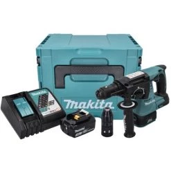 Makita DHR 243 RF1J Perforateur Sans Fil 18 V 2,0 J SDS Plus Brushless + 1x Batterie 3,0 Ah + Chargeur + Makpac