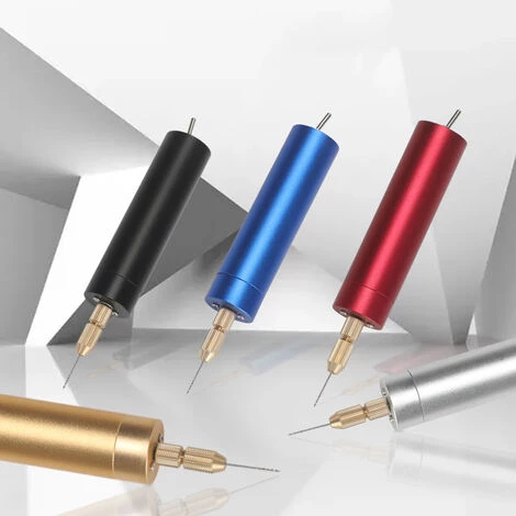 ELLE Mini Perceuses Électriques, 5V Portable Perceuse USB Avec Un Ensemble De Forets De 0,7/0,8/0,9/1,0/1,1, 1,2 Mm+1 Pilote Hexagonal Artisanat Outils Rotatifs Pour Papier Plastique En Bois(argent) 7 ELLE Mini Perceuses Électriques, 5V Portable Perceuse USB Avec Un Ensemble De Forets De 0,7/0,8/0,9/1,0/1,1, 1,2 Mm+1 Pilote Hexagonal Artisanat Outils Rotatifs Pour Papier Plastique En Bois(argent) – Image 5