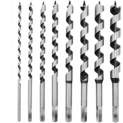 MEZHENG 8pcs 230mm Hexagonal Acier Au Tailleur De Bit De Bit De Foret à Bois Usiné Perceuse De Perforation De Porte De Perforation De Porte De Porte D'alésage De Porte D'alésage Gaodpz -Perceuse Soldes 2022 64119535 4