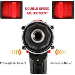 REDCORINGE Perceuse Visseuse Sans Fil 48VF,1 Batteries,2 Vitesses -Perceuse Soldes 2022 64130705 3