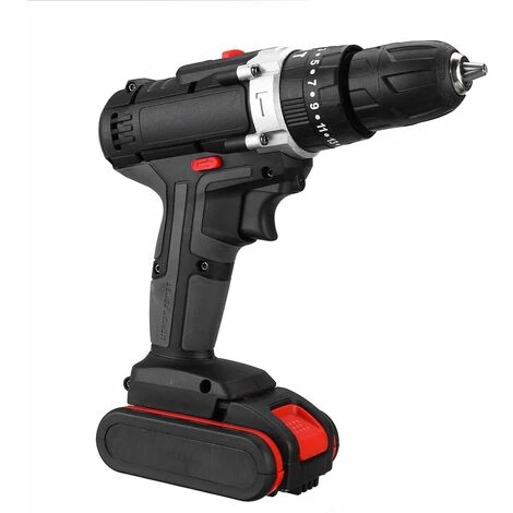 HAZEL Kit Visseuse Sans Fil 48V Perceuse-visseuse Sans Fil Avec 2 Batteries DE Black 2 Batteries EU Plug 3 HAZEL Kit Visseuse Sans Fil 48V Perceuse-visseuse Sans Fil Avec 2 Batteries DE Black 2 Batteries EU Plug