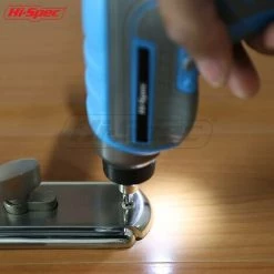 HAZEL Tournevis Multifonction Sans Fil Hi-spec, Tournevis Sans Fil, 3,6v Lithium-ion, 4 Torches à Led Avec 27 Accessoires, Conteneur Chargeur Usb -Perceuse Soldes 2022 64196466 5