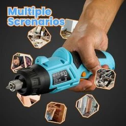 HAZEL Tournevis électrique Sans Fil 4v 1,5ah Avec Courroie Magnétique, Perceuse Rechargeable Pour Embouts, Vis Et Clous, Lumière Intégrée. -Perceuse Soldes 2022 64198873 5