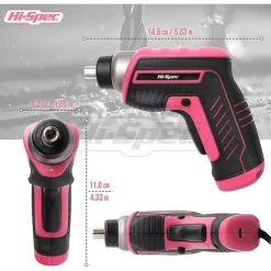 HAZEL Tournevis Multifonction Sans Fil Hi-spec, Tournevis Sans Fil, 3,6v Lithium-ion, 4 Torches à Led Avec 27 Accessoires, Conteneur Chargeur Usb -Perceuse Soldes 2022 64198890 4