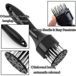 PESCE 2pcs Marteau Attendrisseur à Viande Acier Inoxydable,Attendrisseur De Viande INOX Professionnel,Attendrisseur De Viande Aiguille,Marteau A Steak,Marteau A Viande,Marteau Attendrisseur -Perceuse Soldes 2022 64344329 4