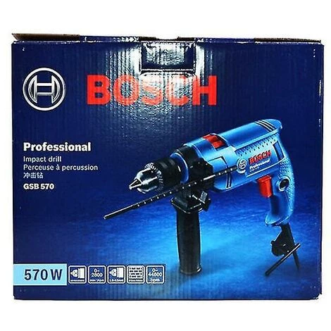 BF Bosch Gsb 570 Perceuse à Percussion électrique Perceuse à Main Appareils électroménagers 4 BF Bosch Gsb 570 Perceuse à Percussion électrique Perceuse à Main Appareils électroménagers – Image 2