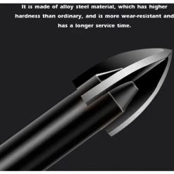 LIFCAUSAL 6 Pièces Ensemble De Forets Universels Foret En Carbure Forets Multifonctions Verre Céramique Plein Carreaux De Céramique Mur Bois Trou Poinçon Forets Ensemble -Perceuse Soldes 2022 64701393 5