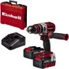 Einhell Perceuse-visseuse à Percussion Sans Fil TE-CD 18 Li-i BL Power X-Change (18 V,Couple : 60 Nm, 22 Positions) Livré Avec 2 Batteries 3,0 Ah Et Chargeur -Perceuse Soldes 2022 64757603 1