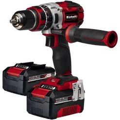 Einhell Perceuse-visseuse à Percussion Sans Fil TE-CD 18 Li-i BL Power X-Change (18 V,Couple : 60 Nm, 22 Positions) Livré Avec 2 Batteries 3,0 Ah Et Chargeur -Perceuse Soldes 2022 64757603 3