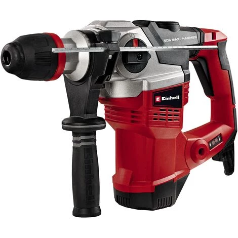 Einhell Marteau Perforateur TE-RH 38 3F (1 050 W, Force De Frappe De 9 J, Mandrin SDS Max, Butée De Profondeur En Métal) 3 Einhell Marteau Perforateur TE-RH 38 3F (1 050 W, Force De Frappe De 9 J, Mandrin SDS Max, Butée De Profondeur En Métal)