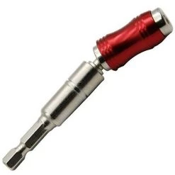 BAICCCF Visseuse Et Tournevis électrique Embout De Tournevis Hexagonal Rouge 1/4 "perceuse Porte-embout Magnétique Tige D'extension Outils à Main Support De Changement Rapide Embouts De Guidage D'entraînement Pour Tournevis