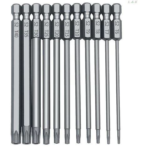 BAICCCF Visseuse Et Tournevis électrique 12 Pièces 50 MM Inviolable Sécurité Perceuse Jeu D'embouts Magnétiques Tournevis Torx Tête Plate 1/4 "embouts Hexagonaux Pilote F1fc Haute Qualité 4 BAICCCF Visseuse Et Tournevis électrique 12 Pièces 50 MM Inviolable Sécurité Perceuse Jeu D'embouts Magnétiques Tournevis Torx Tête Plate 1/4 "embouts Hexagonaux Pilote F1fc Haute Qualité – Image 2