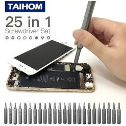 BAICCCF Visseuse Et Tournevis électrique Kit De Tournevis 24 Embouts Magnétiques De Précision Bricolage Jeu De Tournevis Démontable Mini Mallette à Outils Pour La Réparation De Téléphone PC à Domicile Intelligent -Perceuse Soldes 2022 64771343 4