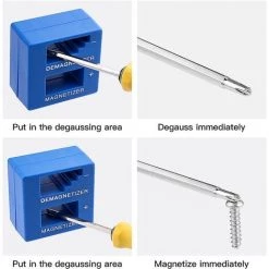 BAICCCF Visseuse Et Tournevis électrique Vastar 1 Pc Haute Qualité Magnétiseur Démagnétiseur Outil Bleu Tournevis Magnétique Pick Up Outil Tournevis -Perceuse Soldes 2022 64771390 5