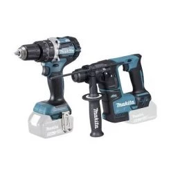 VISSEUSE À CHOCS SANS FIL, MARTEAU PERFORATEUR SANS FIL MAKITA DLX2278 18 V LI-ION