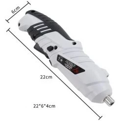 Visseuse Sans Fil, Visseuse Devisseuse Sans Fil 1.3Ah Avec 10 Accessoires, Lumière 2 LED, Câble De Charge USB, Idéal Pour Serrer Et Desserrer Les Vis 56Vingt -Perceuse Soldes 2022 64937112 4