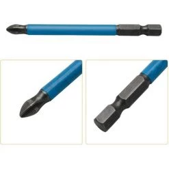 MèREÉTERNEL Lot De 10 Embouts De Tournevis à Percussion 90 Mm PH2 Magnétiques Antidérapants Pour Visseuse électrique Et Perceuse Ternel -Perceuse Soldes 2022 65183607 4