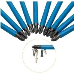 MèREÉTERNEL Lot De 10 Embouts De Tournevis à Percussion 90 Mm PH2 Magnétiques Antidérapants Pour Visseuse électrique Et Perceuse Ternel -Perceuse Soldes 2022 65183607 5