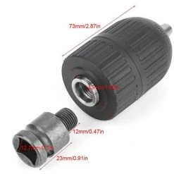BDD Adaptateur Pour Marteau électrique + Perceuse électrique Mandrin à Serrage Manuel Mandrin De Perçage -Perceuse Soldes 2022 65373470 3