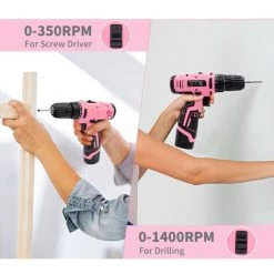 BDD Perceuse à Percussion Rechargeable Batterie Au Lithium 12v Perceuse Torche Tournevis électrique -Perceuse Soldes 2022 65375675 3