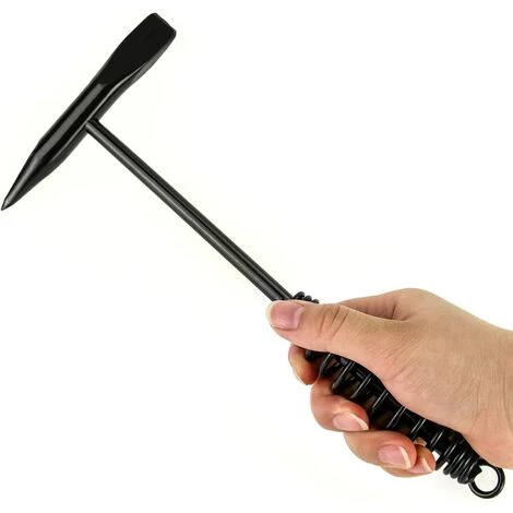 BDD Marteau à Piquer De Soudage, 10,5", Marteau à Deux Têtes Avec Manche à Ressort En Spirale, Nettoyage Des Soudures Et Broyage De La Glace 6 BDD Marteau à Piquer De Soudage, 10,5", Marteau à Deux Têtes Avec Manche à Ressort En Spirale, Nettoyage Des Soudures Et Broyage De La Glace – Image 4