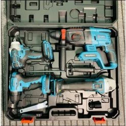 BDD Un Grand Ensemble De 4 Outils électriques Au Lithium Sans Balais (clé De Meulage D'angle Pour Marteau Perforateur électrique)