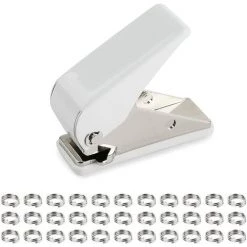 BDD Perforateur Avec 100 Rondelles élastiques Perforateur Pour Percer Les Ailettes Et Insérer Des Anneaux élastiques