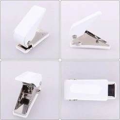 BDD Perforateur Avec 100 Rondelles élastiques Perforateur Pour Percer Les Ailettes Et Insérer Des Anneaux élastiques -Perceuse Soldes 2022 65378035 5