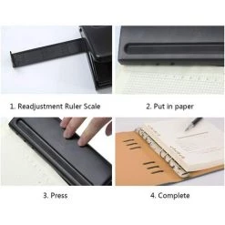 BDD Perforatrice De Reliure Industrielle à 6 Trous Perforatrice Réglable à Distance Pour Diamètre De Journal/Document 11 BDD Perforatrice De Reliure Industrielle à 6 Trous Perforatrice Réglable à Distance Pour Diamètre De Journal/Document -Perceuse Soldes 2022 65378179 5