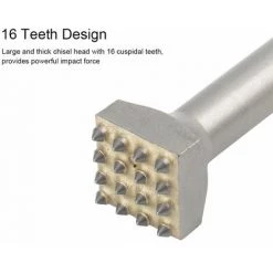 THSINDE Perforateur - Burineur Marteau électrique Burin Peu Pour Rugosité De Surface Percussion Marteau Burin Outil Pour Mur Béton Carreaux De Céramique, Argent -Perceuse Soldes 2022 65441339 5