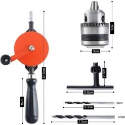 MONLY Perceuse Manuelle à Manivelle De 0 à 6 Mm - Capacité : 2 Pignons - Perceuse Manuelle Pour Bois, Plastique, Acrylique, Circuit Imprimé 8 MONLY Perceuse Manuelle à Manivelle De 0 à 6 Mm - Capacité : 2 Pignons - Perceuse Manuelle Pour Bois, Plastique, Acrylique, Circuit Imprimé -Perceuse Soldes 2022 65485397 2
