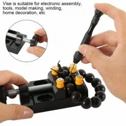 PREMIER 37 Pièces Mini Perceuse Modelisme à Main, Précision Pin Vise En Aluminium, Mini-forets PCB De 0,3-1,2 Mm Foret Fraise Twist 0,5-3,0mm, Outils De Forage à Main Pour DIY Sculpture Bois -Perceuse Soldes 2022 65489739 3