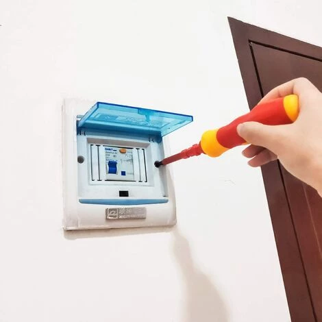 OSQI Jeu De Tournevis électrique Isolé Multifonctionnel 7 Pièces Kit D'outils De Réparation D'électricien En Alliage Interchangeable 14 En 1 7 OSQI Jeu De Tournevis électrique Isolé Multifonctionnel 7 Pièces Kit D'outils De Réparation D'électricien En Alliage Interchangeable 14 En 1 – Image 5