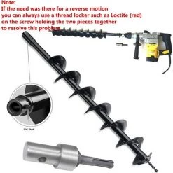 OSQI Adaptateur De Perceuse électrique Pour Perceuse Sans Fil Et Perceuse Sans Fil, Filetage SDS Plus à 0,5" (M13 X 15 Mm) Tige Ronde Pour Visseuse à Percussion -Perceuse Soldes 2022 65501487 4