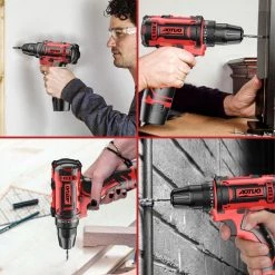 MAGICFOX Perceuse Visseuse Sans Fil ，30Nm Percussion Sans Fil, 25+1 Réglages De Couple & 2 Vitesses Visseuse Devisseuse Sans Fil -Perceuse Soldes 2022 65747121 4