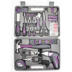 MERéTéET 44PCS Visseuse Sans Fil 3.6V/4V Tournevis Electrique Batterie Li Avec Chargeur Ensemble D‘outils Trousse Réparation à Domicile Améliorations De La Maison -Perceuse Soldes 2022 65790568 3