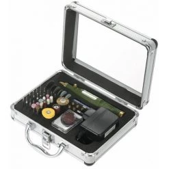 LITZEE Accessoire Pour Une Perceuse Mini Broyeur électrique Multifonctionnel Kit D'outils Et D'accessoires Rotatifs à Vitesse Variable Perceuse électrique Meulage Fraisage Gravure Outils De Polissage AC100-240V Prise UE, EU Plug Perceuse