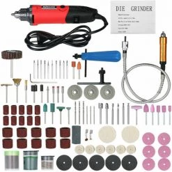 LITZEE Accessoire Pour Une Perceuse Ensemble De Meuleuse électrique Professionnelle Multifonctionnelle à 6 Vitesses, Perceuse électrique à Vitesse Variable, Outil Rotatif De Meulage Avec 150 Accessoires Pour Fraisage, Polissage, Perçage, Gravure AC220V, E -Perceuse Soldes 2022 65813289 5
